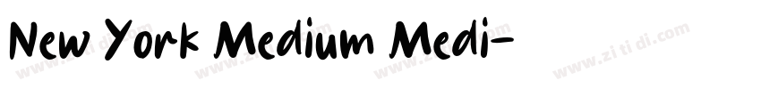 New York Medium Medi字体转换